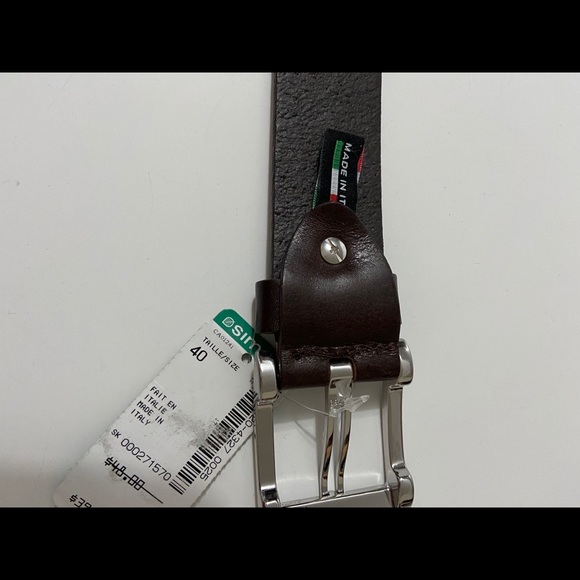 LE R1 Italian leather belt - Picture 3 of 4